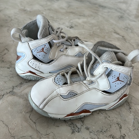 EUC✨ Jordan True Flight GP 'Red Bronze' 9c - Picture 2 of 4